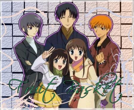 Toru,Yuki,Kyo,Shiguré et Kagura